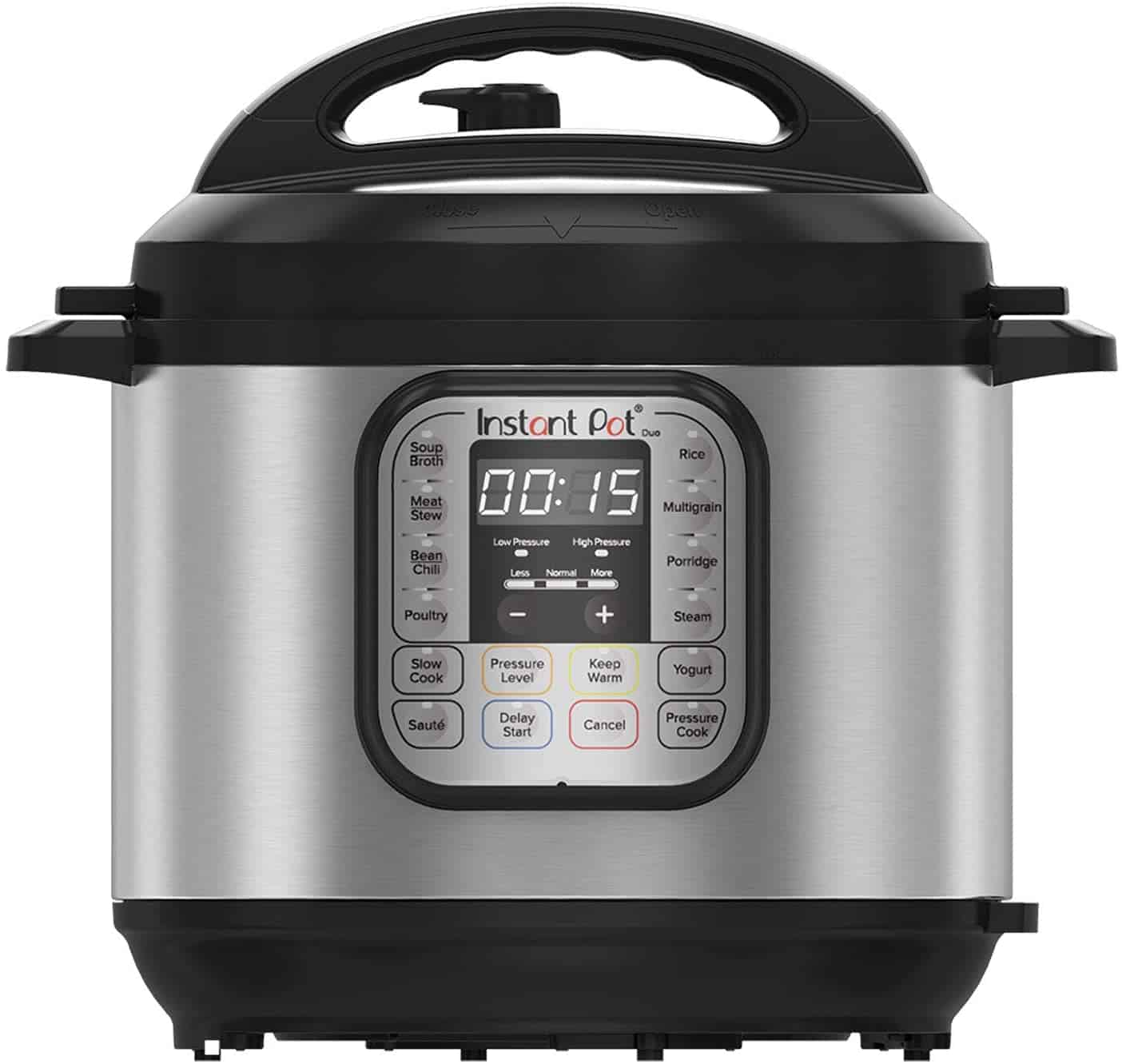 Instant Pot Duo 7-in-1 Electric Pressure Cooker, Sterilizer, Slow Cooker, Rice Cooker, Steamer, Saute, Yogurt Maker, and Warmer, 6 Quart, 14 One-Touch Programs
