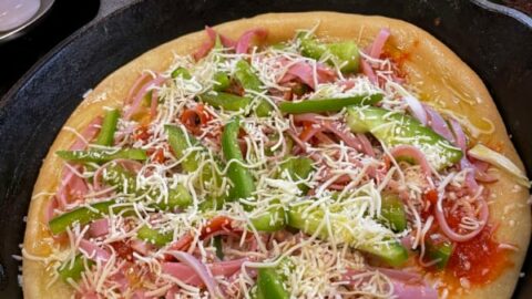 Grilled Pizza (Using Grilling Pizza Pan) Recipe 