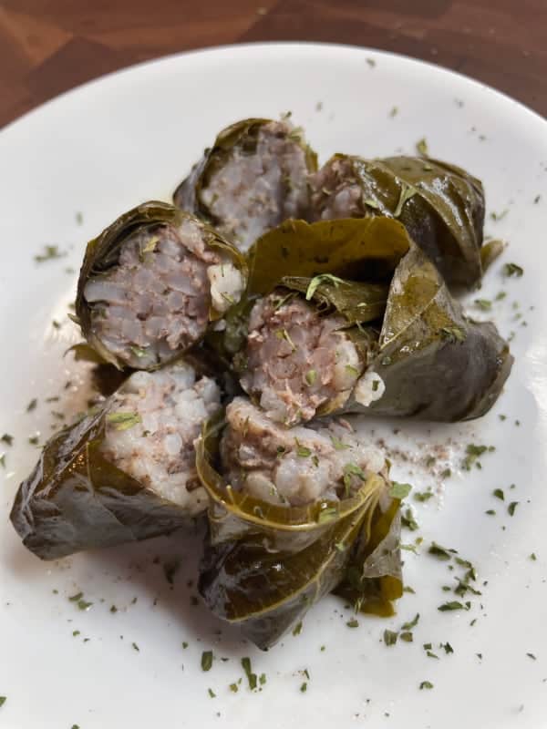 Lamb Stuffed Grape Leaves