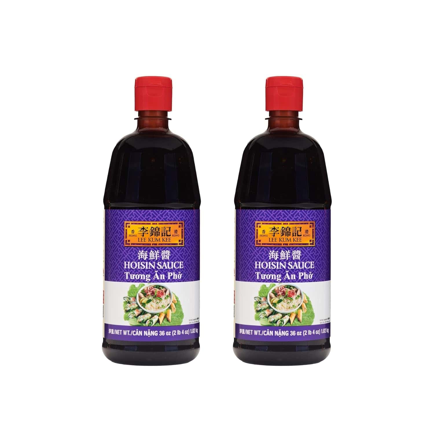Lee Kum Kee Hoisin Sauce (36 oz - 2 Pack), Sweet & Savory | Ideal for Marinades